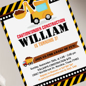 UNTER BAU Geburtstagspartei Einladung