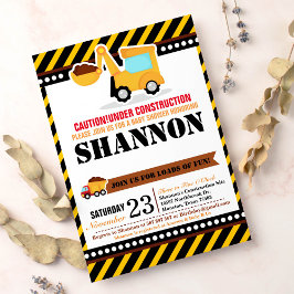 UNTER BAU Kinderdusche Einladung