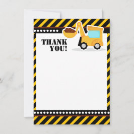 UNTER BAU Vielen Dank Anmerkungen Dankeskarte