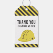 unter Baugestänge Geschenkanhänger (Vorderseite)