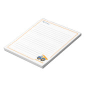 Unter Baugewerbe: Blauer LKW Notizblock (Rotiert)