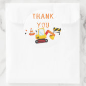 Unter Baugewerbe Geburtstag Vielen Dank Runder Aufkleber (Tasche)