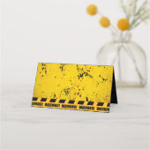 Unter Baugewerbe Geburtstagszeichen Platzkarte (Rückseite)