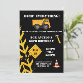 Unter Baugewerbe Truck Birthday Party (Stehend Vorderseite)