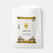 Unter Baugewerbekleidung Babydusche Geschenktütchen (Vorderseite)