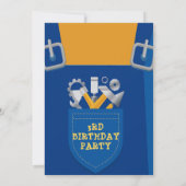 Unter Bauherrschaft Geburtstagspartei (Rückseite)