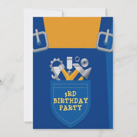 Unter Bauherrschaft Geburtstagspartei (Rückseite)