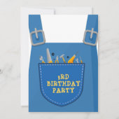 Unter Bauherrschaft Geburtstagspartei (Rückseite)