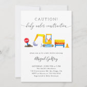 Unter Baukinderdusche Einladung (Vorderseite)