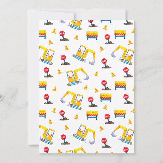 Unter Baukinderdusche Einladung (Rückseite)