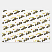 Unter Bauschutz Zeichen Geschenke signieren Geschenkpapier Set (Vorderseite 2)