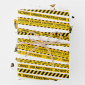 Unter Bauschutz Zeichen Geschenke signieren Geschenkpapier Set (Beispiel)