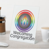 unter Begrüßung des einheitlichen Universalismus d Sockelschild (In SItu)