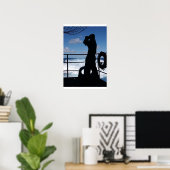 unter Beobachtung Poster (Heimbüro)