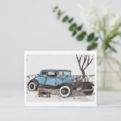 Unter Beobachtung Postkarte (Stehend Vorderseite)