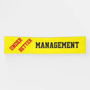 Unter besserem Management Banner