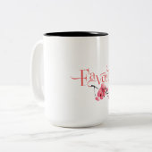 Unter bevorzugt zweifarbige tasse (Vorderseite Links)