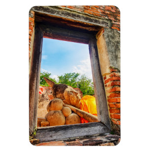 Unter Bezugnahme auf Buddha, Ayutthaya Magnet