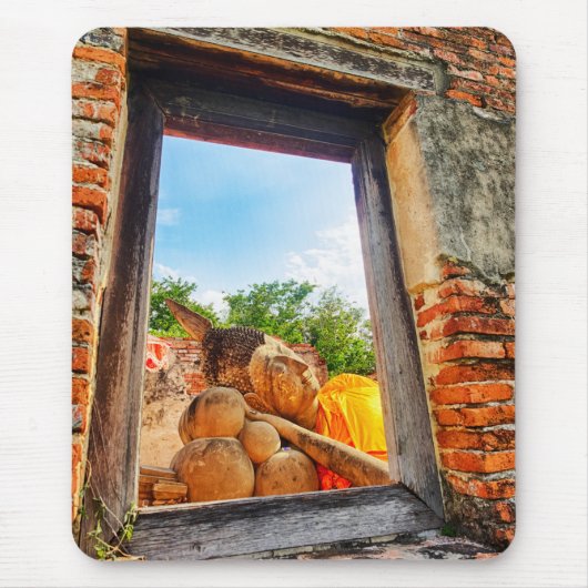 Unter Bezugnahme auf Buddha, Ayutthaya Mousepad (Vorne)