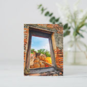 Unter Bezugnahme auf Buddha, Ayutthaya Postkarte (Stehend Vorderseite)