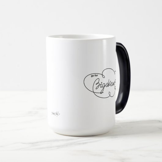 unter BIG DREAMS - Bold Cloud S Quotes Travel Mug Verwandlungstasse (VorderseiteRechts)