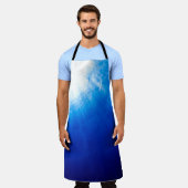 Unter blauem Tieftauchgang Schürze (Getragen)