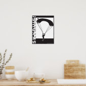 Unter Canopy SkyDive! Poster (Küche)