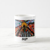 Unter Chaos erhebe ich mich Kaffeetasse (Mittel)