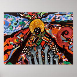 "Unter Chaos, ich steige auf" Poster