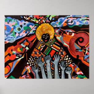 "Unter Chaos, ich steige auf" Poster