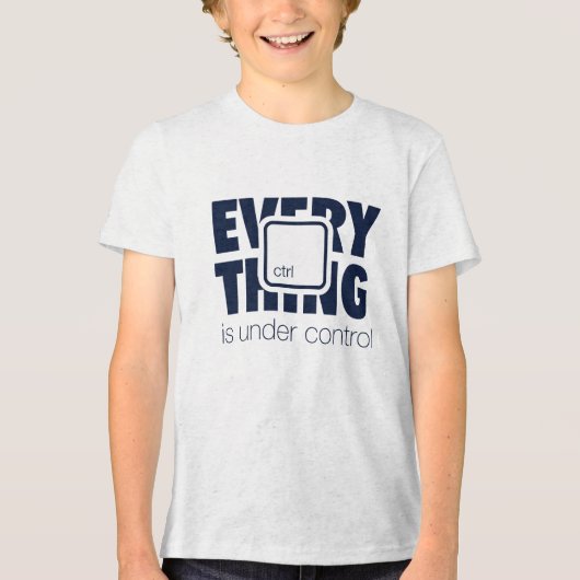 Unter ctrl Tri-Blend shirt (Vorderseite)