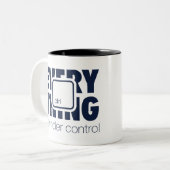 Unter ctrl zweifarbige tasse (Vorderseite Links)
