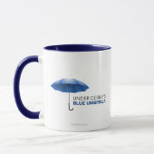 Unter Debbies blauem Regenschirm Tasse (Links)