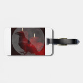 Unter deinem Zauber rot Gepäckanhänger (Rückseite horizontal)