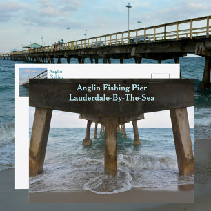 Unter dem Aglin Fishing Pier Lauderdale by the Sea Postkarte