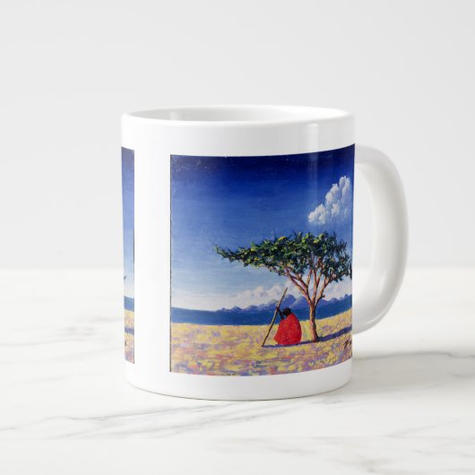 Unter dem Akazien-Baum 1991 Jumbo-Tasse (Vorderseite Rechts)