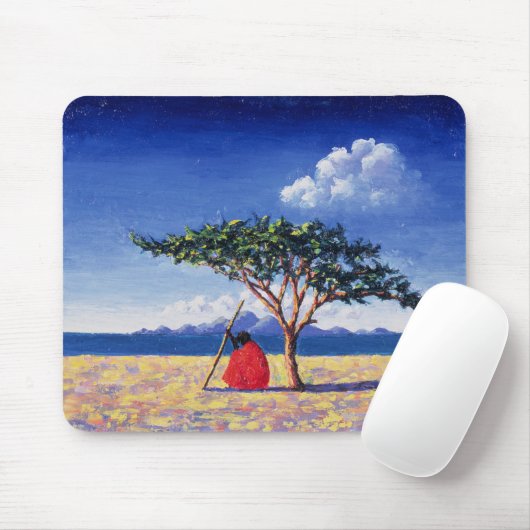 Unter dem Akazien-Baum 1991 Mousepad (Mit Mouse)