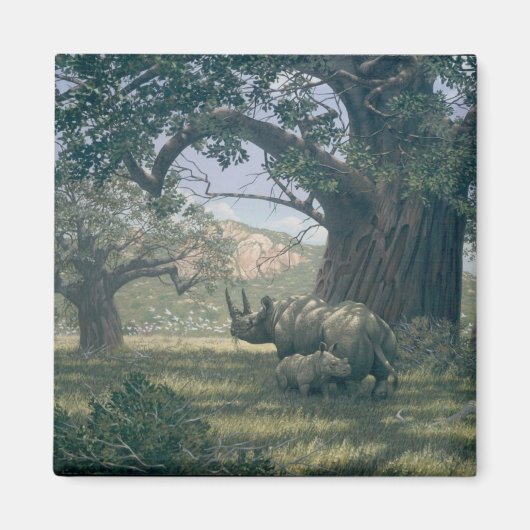 Unter dem Baobab-Baum Magnet (Vorne)