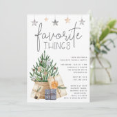 Unter dem Baum | Feierliche Feier der Lieblings-Di Einladung (Stehend Vorderseite)