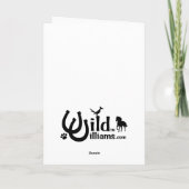 Unter dem Baum Feiertagskarte (Rückseite)