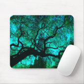 Unter dem Baum in Türkis III Mousepad (Mit Mouse)