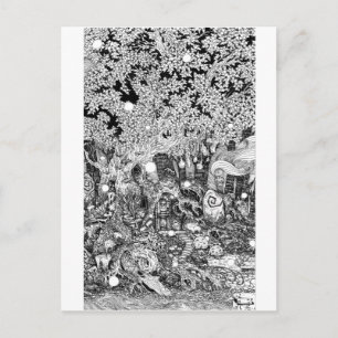 Unter dem Baum Postkarte