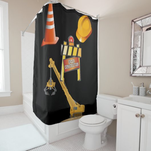 Unter dem Baumanhöhlenduschvorhang Duschvorhang (Beispiel)