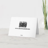 Unter dem Berg Feiertagskarte (Rückseite)