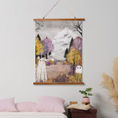 Unter dem Berg Wandteppich Mit Holzrahmen (Schlafzimmer)