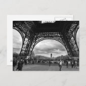 Unter dem berühmten Turm Postkarte (Vorne/Hinten)