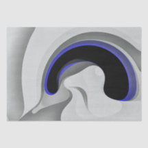 Unter dem Blau: Abstrakt grau, schwarz und blau