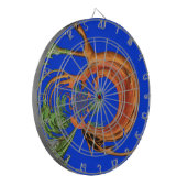Unter dem blauen Himmel: Die Sammlung Acacia Tree Dartscheibe (Vorderseite Links)