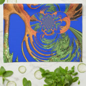 Unter dem blauen Himmel: Die Sammlung Acacia Tree Geschirrtuch (Gefaltet)