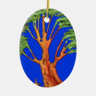 Unter dem blauen Himmel: Die Sammlung Acacia Tree Keramikornament